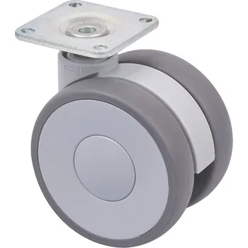 Pojezdové kolečko TENTE Kolečko 65 mm otočné tmavě šedé