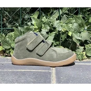 Dívčí obuv Baby bare Febo FALL - khaki s okopem membránou Velikost EU: 21, vnitřní délka: 136, vnitřní šířka: 62