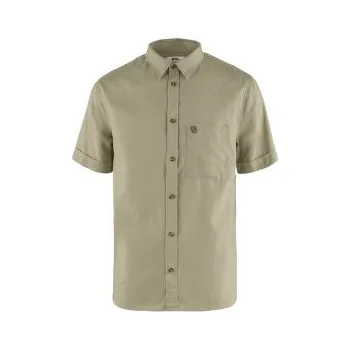 Fjällräven Övik Travel Shirt SS Men Sand Stone béžová M