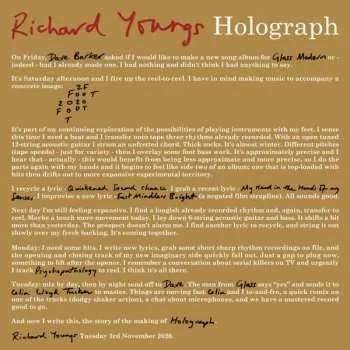 Zahraniční hudba LP Richard Youngs: Holograph LTD | CLR 2023 Coloured Dark Red Vinyl Limited Edition