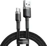 Baseus Cafule USB kabel - USB-C / 3m / 2A grey-black CATKLF-UG1
