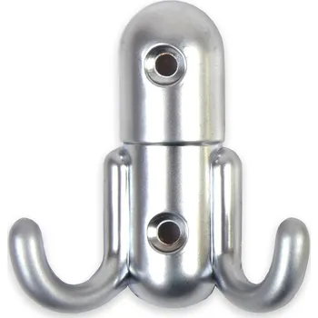 Věšák Věšák dvojháček 2108 - chrom-satin