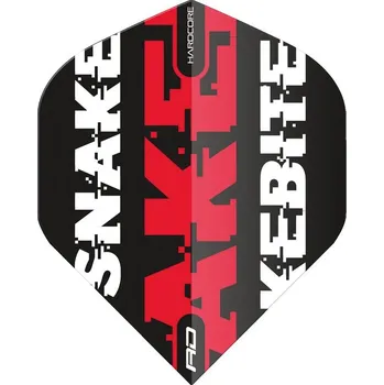 Příslušenství pro šipky Letky Red Dragon Hardcore Peter Wright Snakebite Red