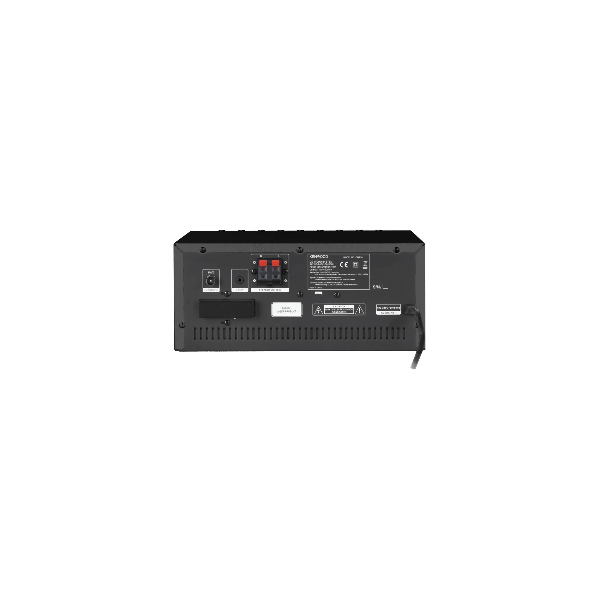 Fotografie 5 - Hi-Fi systém Kenwood Electronics M-9000S černý