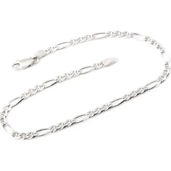 Náramek Stříbrný náramek figaro 3+1 62375F