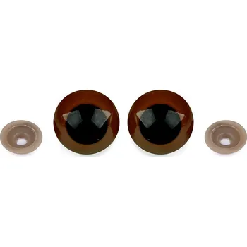 Bezpečnostní očka Ø30 mm Hnědá (Bezpečnostní očka Ø30 mm Hnědá)