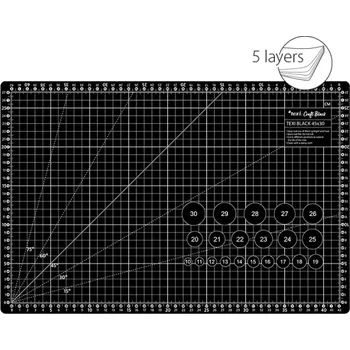 Řezací podložka Řezací podložka TEXI BLACK 45X30