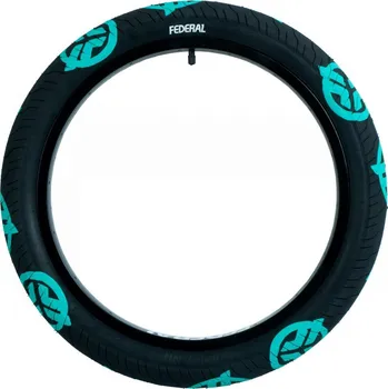 bmx Plášť BMX - FEDERAL Command LP - Black/Teal Logos