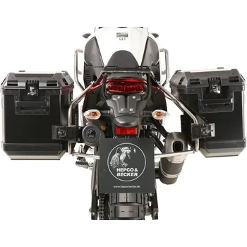Zavazadlo na motocykl Hepco Becker Sada kufrů Xplorer vč. držáku černá Tenere 700 19-24