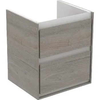 Nábytek Ideal Standard Connect Air - Umyvadlová skříňka 43x40x52 cm, šedý dub/matný bílý lak E1608PS