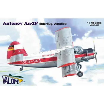 Plastikový model 1/48 Antonov An-2P (Interflug, Aeroflot)