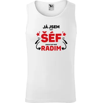 Pánské tílko Pánské tílko Malfini Core Já jsem tady šéf, dokud tady není jméno.
