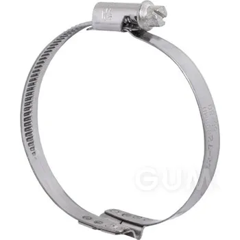 Zahradní hadice GUMEX Spona na spirální hadice s levotočivou spirálou, rozsah upínání 32-52mm, šíře pásky 9mm