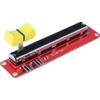 Potenciometr Dvojitý posuvný tahový potenciometr lineární 10K