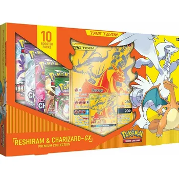 Pokémon TCG: Reshiram & Charizard GX Premium Box Sběratelská karetní hra Pokémon TCG: Reshiram & Charizard GX Premium Box