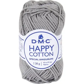 Příze Příze HAPPY COTTON 20g, šedá - odstín 759