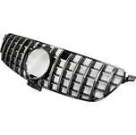 PROTEC Přední maska Mercedes W166 GLE od 2015- PANAMERICANA černá chromová