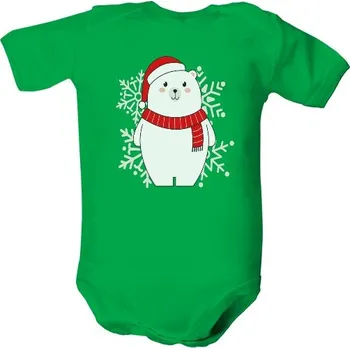 Kojenecký body Dětské body s potiskem Rodinné Vánoce Medvědi miminko dětské