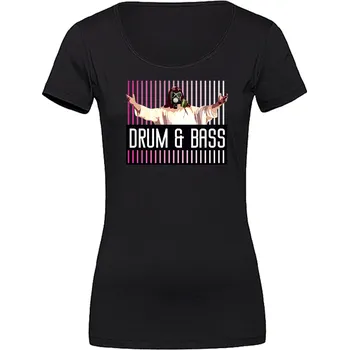 Dámské tričko Dámské tričko Godlike Bass Velikost: 3XL, Barva: Černá