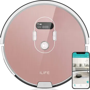 Robotický vysavač ILife A7 růžový