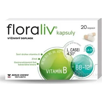 Floraliv tobolky 1×20 cps, doplněk výživy