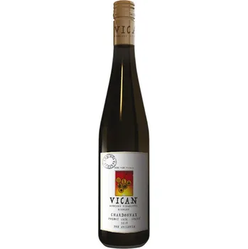 Víno Vican Chardonnay 2017 pozdní sběr