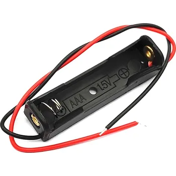 Držák baterie Držák baterie 1xAAA s drátovými vývody