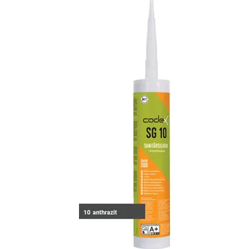 stavební silikon CODEX SG 10 sanitární silikon 10 antracit 310 ml