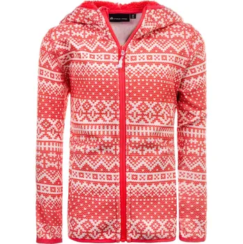 Dívčí svetr Alpine Pro Berto oranžový 152/158