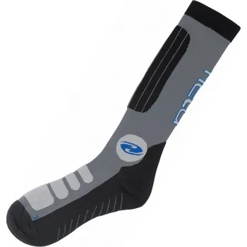 Pánské termo ponožky Podkolenky motocyklové Held s CoolMax, šedá/černá - S
