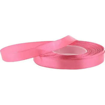Stuha Stuha saténová 12mm/32m indian pink (indická růžová)