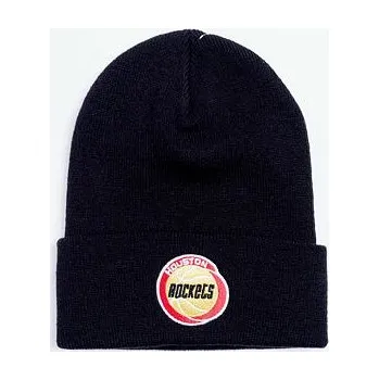 Zimní čelenka Kulich Mitchell & Ness Houston Rockets HWC Team Logo Cuff Knit Black