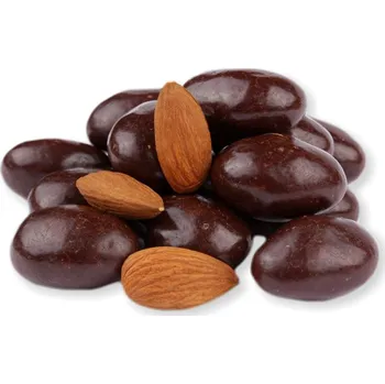 MANDLE V HOŘKÉ ČOKOLÁDĚ 500g VIA NATURAE