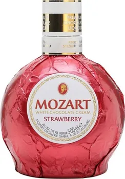 Likér Mozart White Chocolate Cream Strawberry 0,5 l