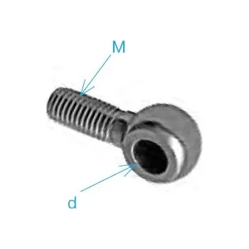 Zábradlí Nerezové zábradlí - Úchytka lanka AISI304, M10/d6mm
