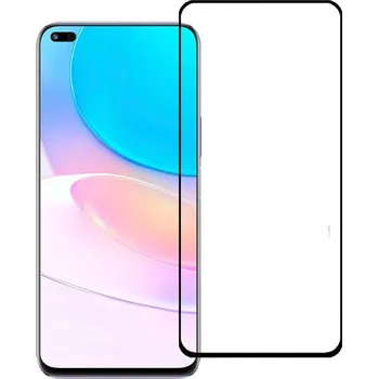 3x Picasee 3D tvrzené sklo s rámečkem pro Huawei Nova 8i - černé - 2+1 zdarma