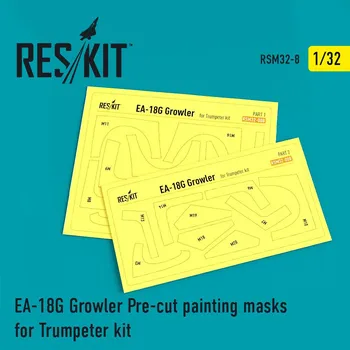 Plastikový model Reskit 1/32 EA-18G Growler Painting Masks (TRUMP)