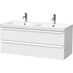 Koupelnová skříňka s umyvadlem Naturel Pavia 120x53x49 cm bílá mat bílá úchytka PAVIA3120ZBI