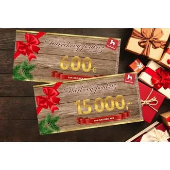 Dárkový potravinový koš Dárkový poukaz v hodnotě 15000Kč