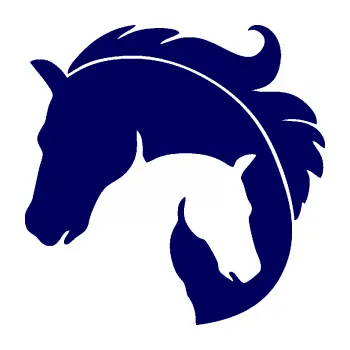 Samolepící dekorace SAMOLEPKA Kůň 086 levá kobyla s hříbátkem (23 - tmavě modrá) NA AUTO, NÁLEPKA, FÓLIE, POLEP, TUNING, VLASTNÍ TEXT, TISK, AUTOSAMOLEPKY.cz, POLEPY, OBRÁZEK, LOGO, SAMOLEPKY