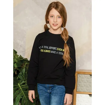 Chlapecká mikina Dívčí mikina - Winkiki WSG 91473, černá Barva: Černá, Velikost: 158