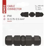 spojka kabelová plastová IP68 EMOS ZS9010