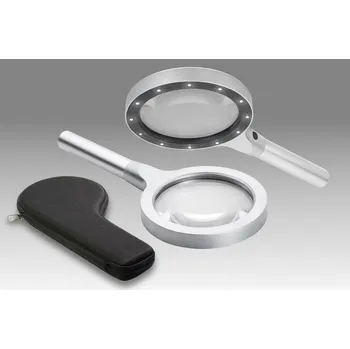 Lupa Lupa technická kovová s LED osvětlením - LTK 85LED - D 066