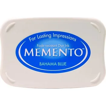 Polštářek pod enkaustická razítka - MODRÝ