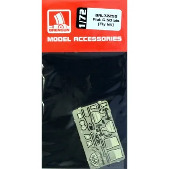 Plastikový model 1/72 Fiat G.50 bis - detail PE set (FLY)