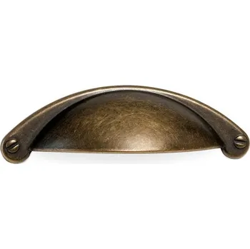 Nábytkové kování SIRO Úchytka 1761-103 ZN10 - rozteč 64mm, mušle - STAROMOSAZ