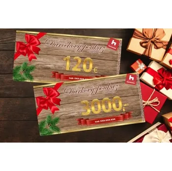 Dárkový potravinový koš Dárkový poukaz v hodnotě 3000Kč