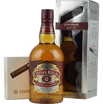 Likér Chivas Regal Aged 12 Years Powerbank Set 0,7 l 40 %