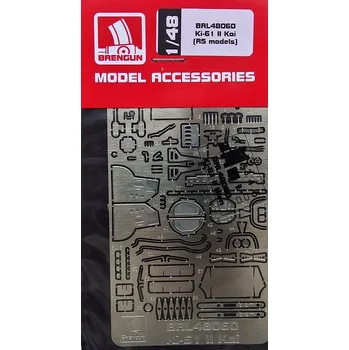 Plastikový model Brengun 1/48 Ki-61 II Kai - detail PE set (RS MODEL)