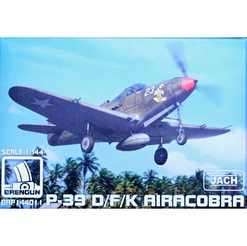 Plastikový model Brengun 1/144 P-39 D-F-K Airacobra (plastic kit)